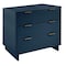 Manhattan Comfort Granville 38.18 Standard Dresser in Midnight Blue DR-5014 - alternate 3